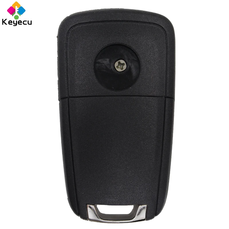 Сменный Чехол для автомобильного ключа-брелка KEYECU с 4 кнопками и лезвием HU100 Opel Astra