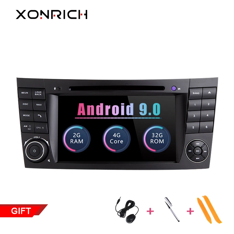 2Din Android 9 0 автомобильный dvd плеер для Mercedes W211 W219 W463 CLS350 CLS500 CLS55 E200 E220 E320 E300 E350 GPS Радио