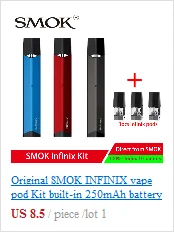 Оригинальная электронная сигарета SMOK Mico комплект с аккумулятором 700 мАч pod mod MTL vape 1,7 мл Vape pod Somk mico Pod Vape