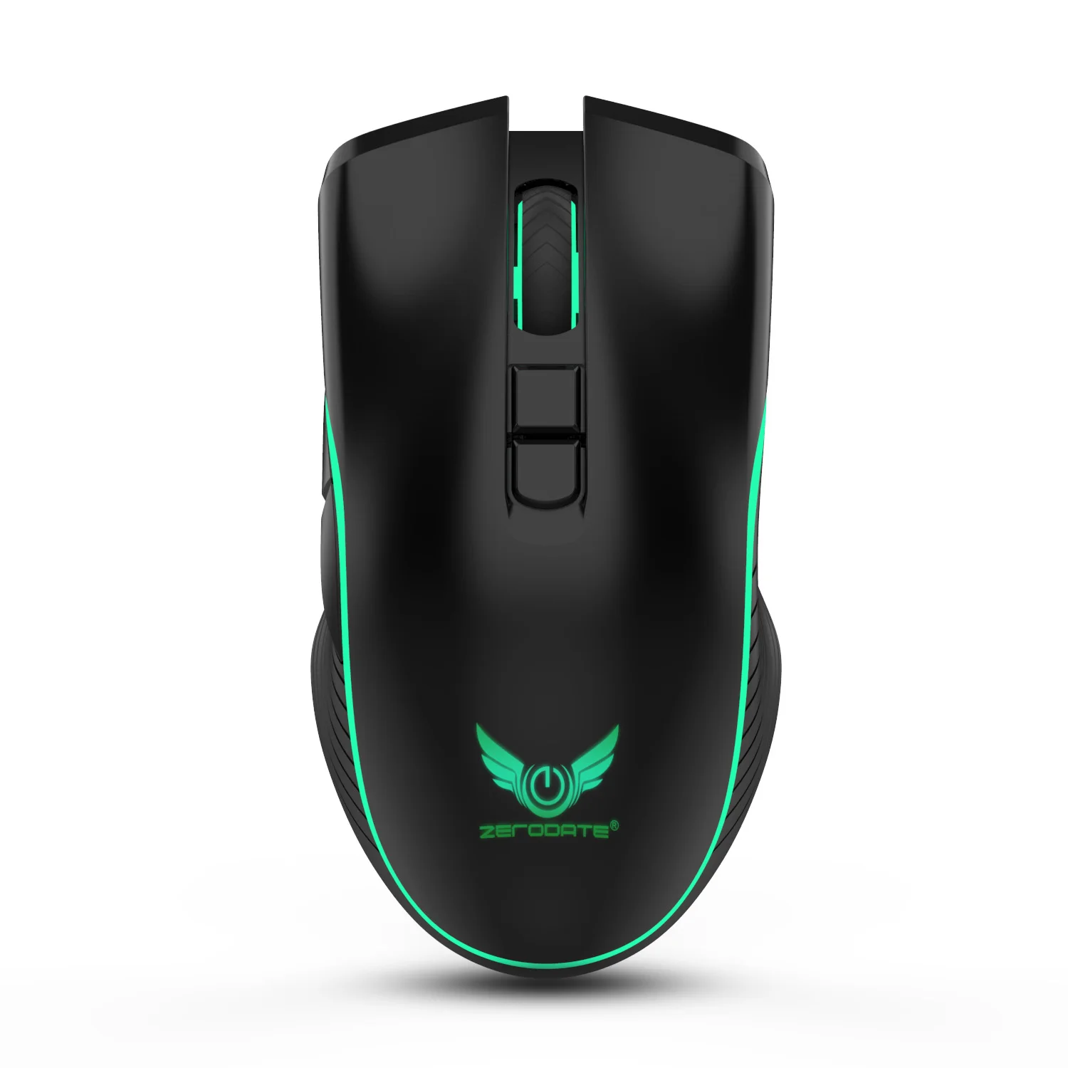 ZERODATE T26 2,4G беспроводная мышь TYPE-C перезаряжаемая игровая мышь с семи кнопками яркий светильник мышь для быстрой зарядки