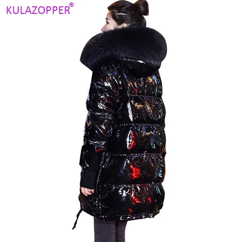 Женские брендовые пуховики с ярким лицом новинка зимы 2019 модная верхняя одежда