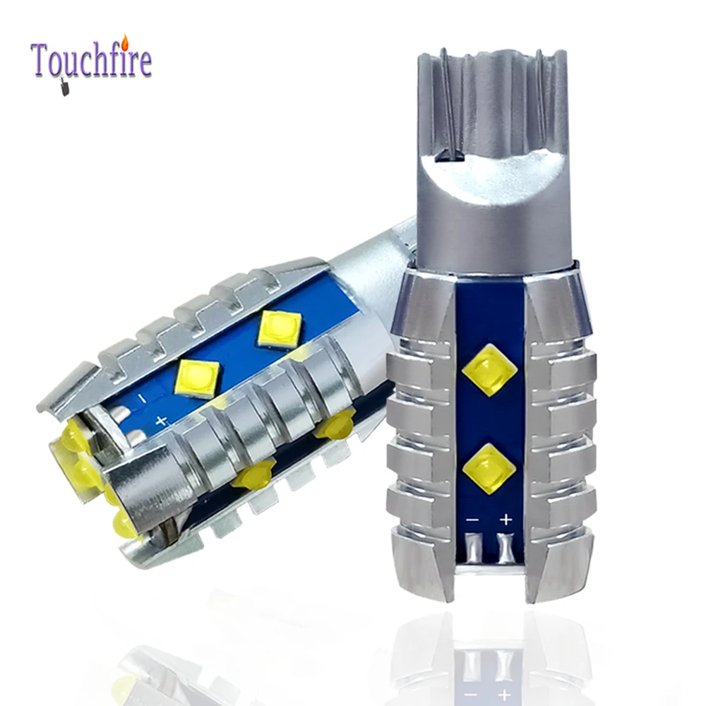 2 шт. T15 W16W 921 912 супер яркий 2400Lm 2525SMD с объективом 12LED CANBUS без ошибок автомобильный