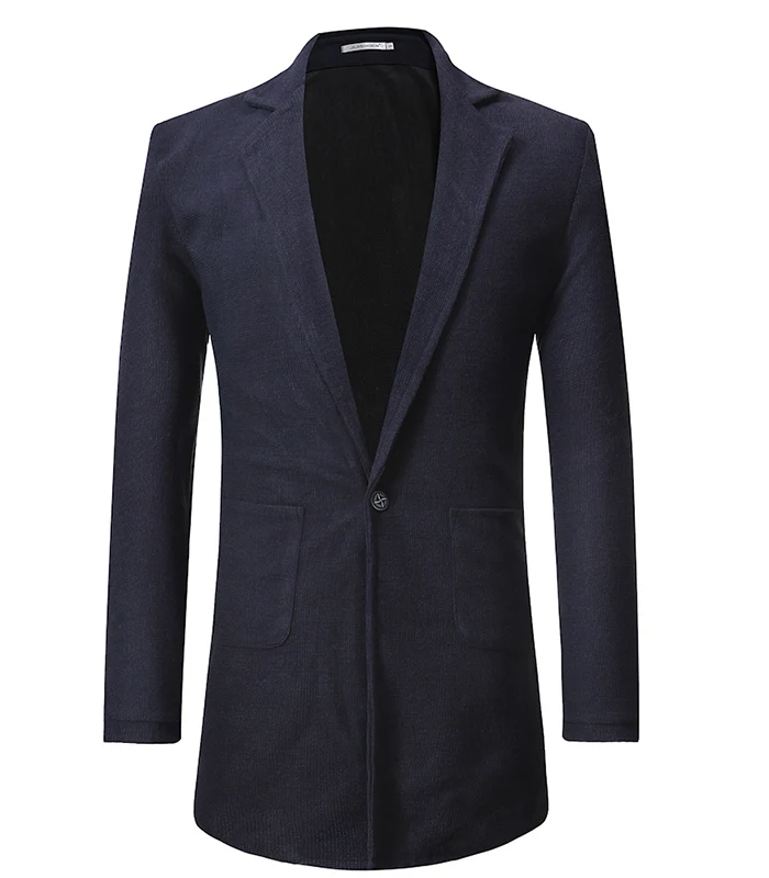 Для Мужчин's Повседневное Slim Fit одна кнопка костюм Блейзер Мода стильный Формальное Пальто Куртка Топы мужской повседневный костюм пальто MB5