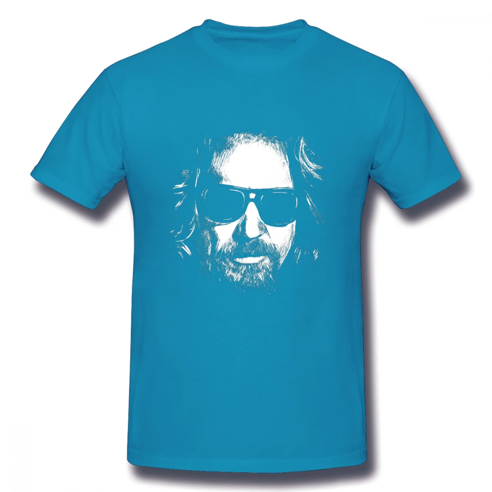 Королевский синий The Dude Jeff Bridges Big Lebowski футболка унисекс Homme футболка из органического хлопка большой размер футболка - Цвет: Королевский синий