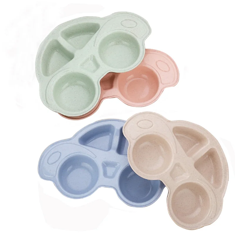 Милая Детская обеденная тарелка для еды блюдо хранения пищи кухня пластиковая