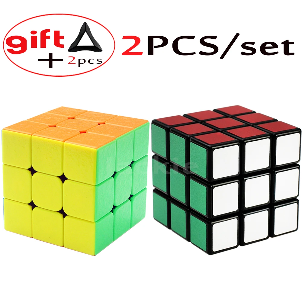 2 шт./компл. 3 слоя скорость ShengShou 3x3x3 на 3*3 Professional Magic Cubes Cubos два Куба подставки