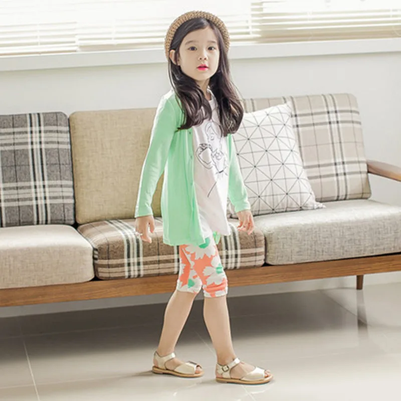 2020 Summer Girls Long Sleeve Cardigan Jackets Children Clothing Kids Baby Thin Jacket Coat Girl suntan-proof wear clothes | Детская