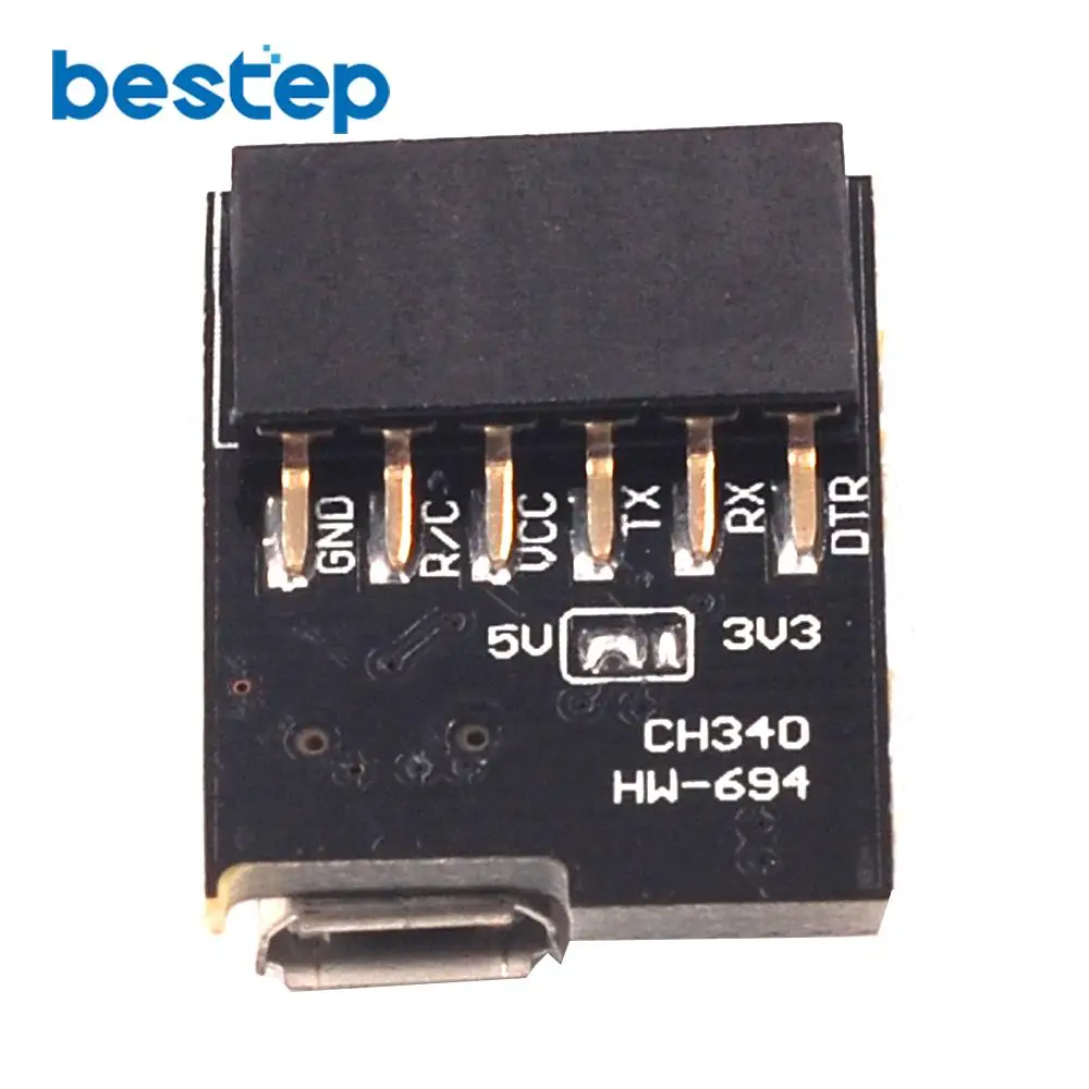 USB в TTL конвертер UART модуль CH340G CH340 3 V 5V Micro USB|Интегральные схемы| |