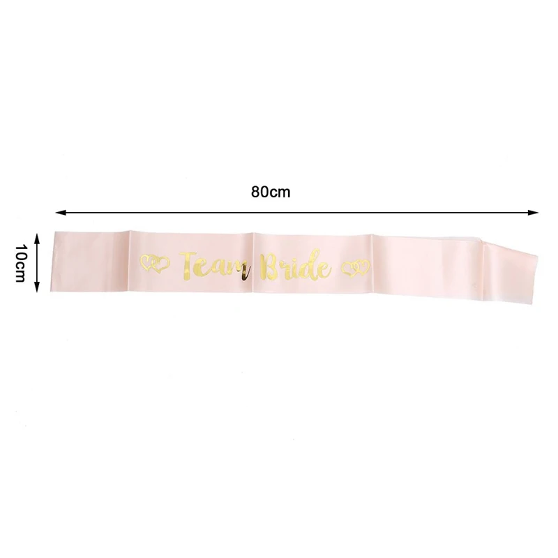 sash 6 (1pc) 6 шт./лот, атласный пояс для невесты, для команды, для девичника, вечерние украшения, принадлежности для свадьбы, украшения для душа, вечерние принадлежности - Цвет: sash 6 (1pc)