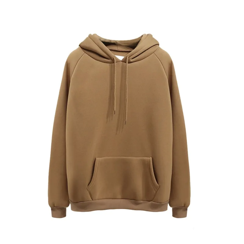 2018 New Casual Pocket Long Sleeves Pullovers Harajuku Thicken Hoodies Women Sweatshirt Feminino Winter Clothes Autumn | Женская одежда
