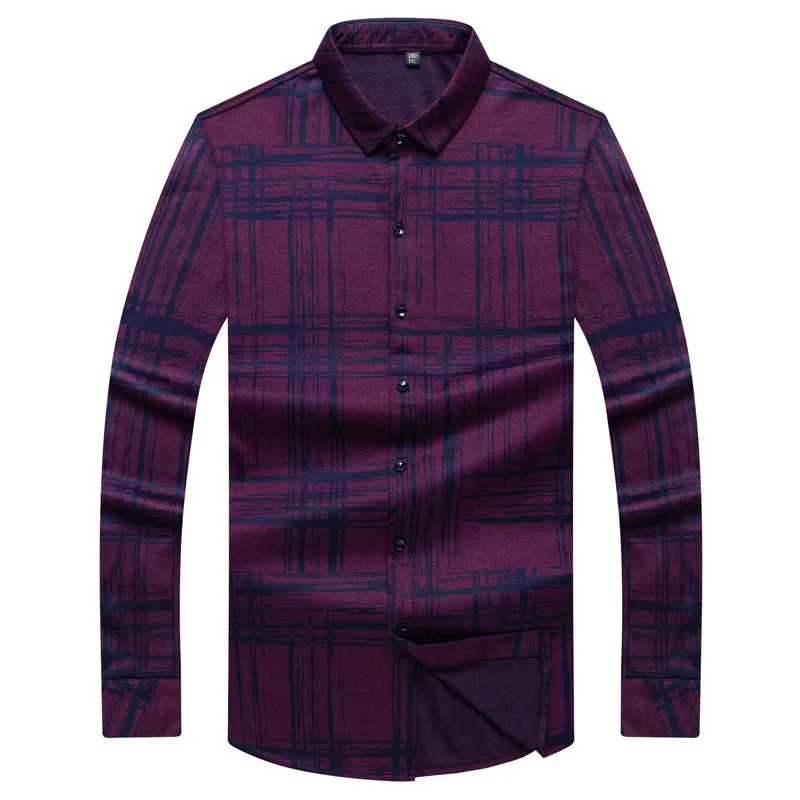 Мужская одежда больших размеров 8XL 6XL 5XL 2018 с длинными рукавами гавайская рубашка