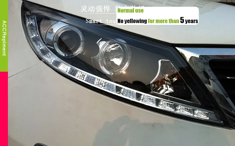 Автомобильный Стайлинг для Kia Sorento фары 2011-2013 Sorento светодиодный головной фонарь Ангел глаз фары би ксенон передние аксессуары ближнего света