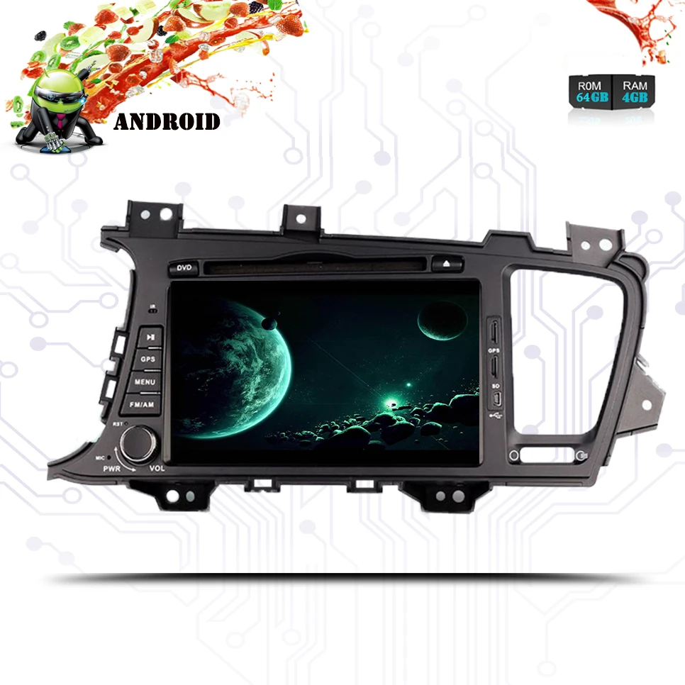 Android 9 0 PX5 Octa Core для KIA K5/OPTIMA 2011 2012 2013 2014 автомобильный DVD мультимедийный плеер GPS