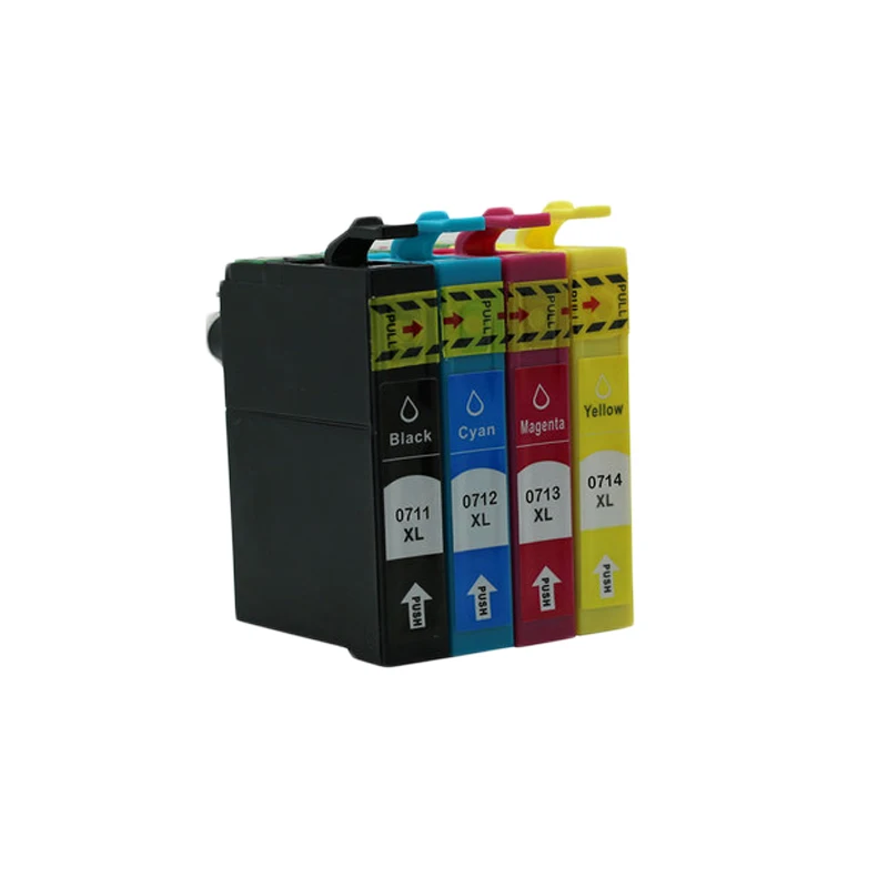 8 шт. совместимых чернильных картриджей для Epson T0711 T0712 T0713 T0714 epson Stylus D78 D92 D120 DX4000 DX4050