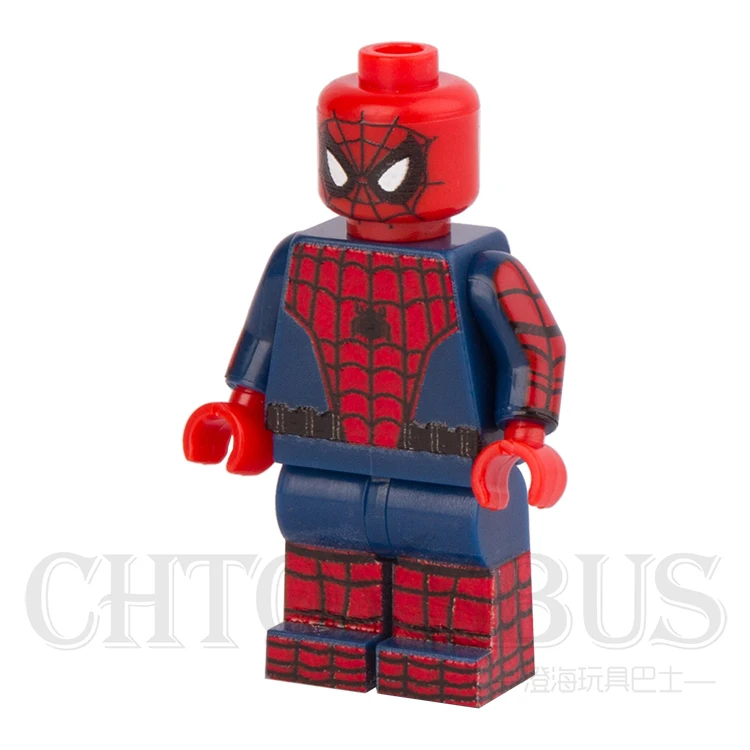 Одиночная продажа Человек паук Питер Паркер мальчик миньфиг Marvel Супер герои