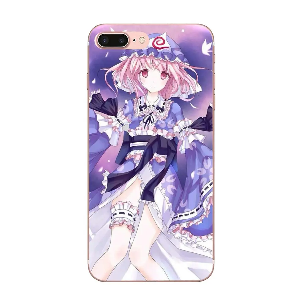 Touhou Project Saigyouji Yuyuko мягкий чехол для мобильного телефона Xiaomi Mi3 Mi4 Mi4C Mi4i Mi5 Mi 5S 5X 6 6X A1