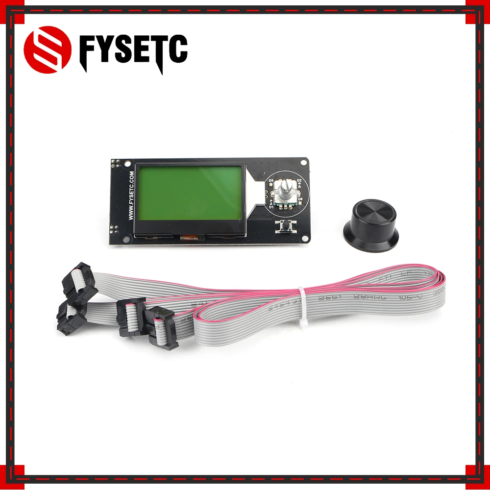 Type F 3D Printer Parts MINI12864LCD Screen mini 12864 V1.2 lcd Smart Display Black on Green Supports Marlin DIY With SD Card | Компьютеры