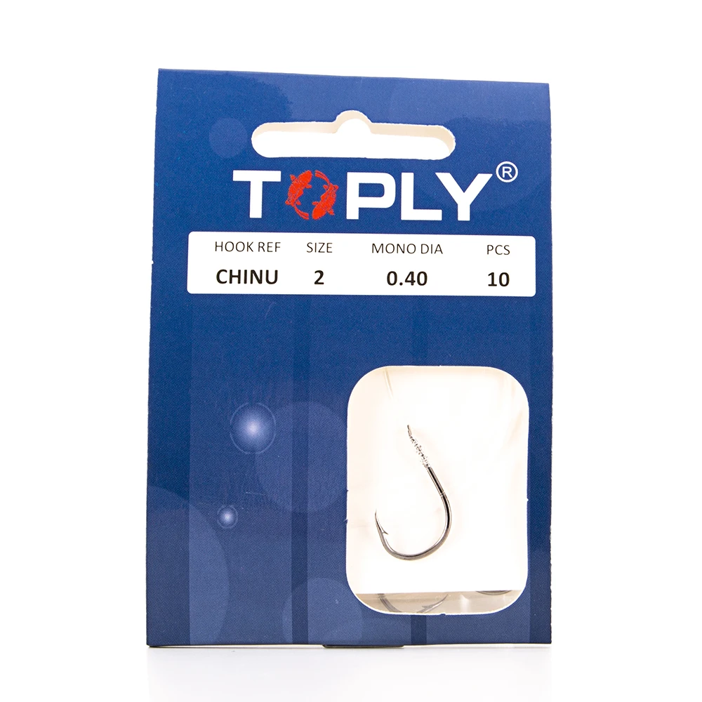 Рыболовные крючки TOPLY 10 шт./лот 2 # 8 с леской из высокоуглеродистой стали бородкой