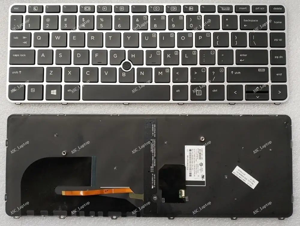Новая Оригинальная клавиатура US QWERTY для HP Elitebook 745 G3 840 848 G4 с подсветкой
