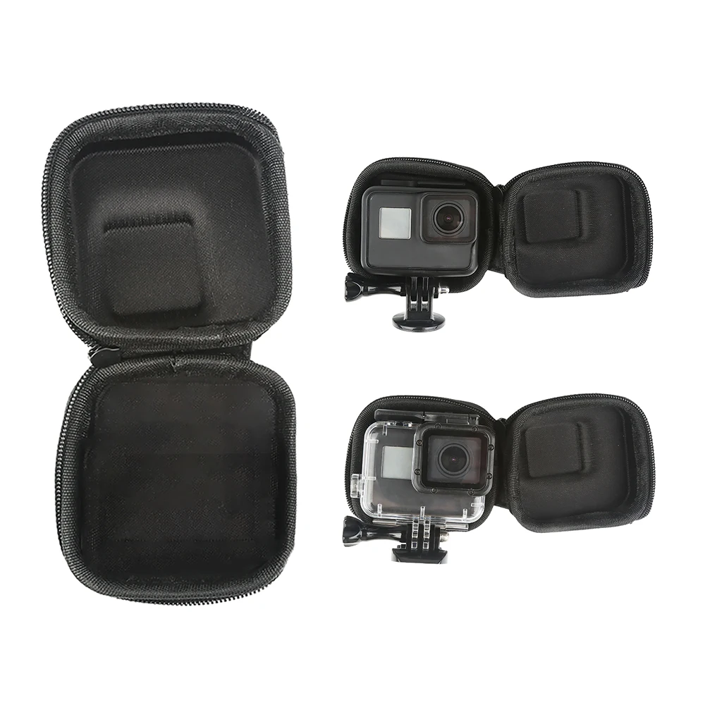 Мини EVA защитный чехол для GoPro Hero 8 7 6 5 черный серебристый белый ящик хранения