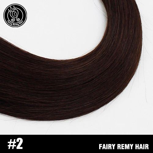 #2 Сказочные волосы remy, 100 г/шт., настоящие европейские Прямые Натуральные кудрявые пучки волос, 16 дюймов, платиновый блонд, волосы Remy для наращивания - Цвет: #2