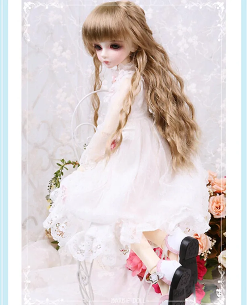 Новое поступление 2018 кукла 1/4 Bjd для Sd милая смола с макияжем малышей девочек