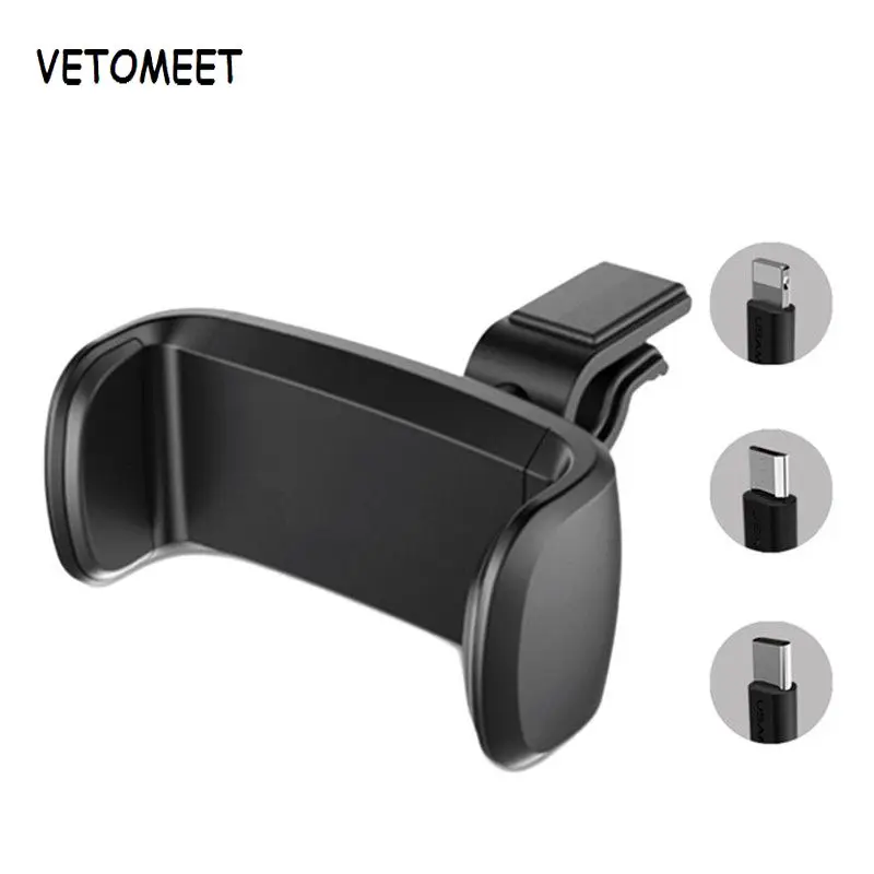 Автомобильный держатель для телефона VETOMEET iPhone XS X Xiaomi Air Vent подставка без