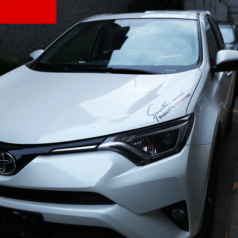 Автомобильная наклейка на переднюю фару для TOYOTA RAV4 PRADO YARIS PREVIA COROLLA PRIUS CAMRY CROWN TUNDRA