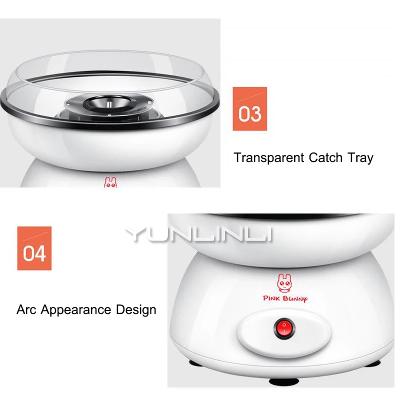 Электрическая машина для хлопковой конфеты бытовая мини-машина конфет детей