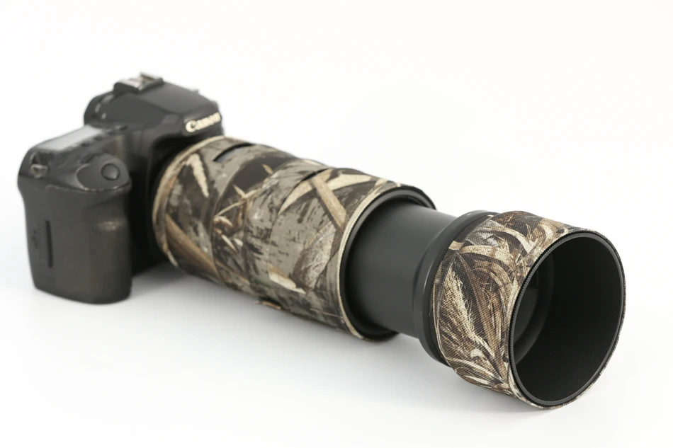 DHL/EMS пальто объектива Камуфляж для Sigma 100-400 мм F5-6.3 DG OS HSM водонепроницаемая защита объектива