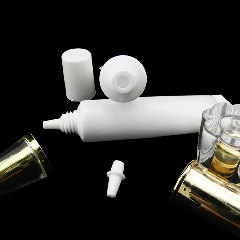 3ML 3G Cosmetic Soft Tube Empty White Skin Care Essence Eye Cream Refillable Makeup Packaging Plastic Squeeze Bottle | Красота и