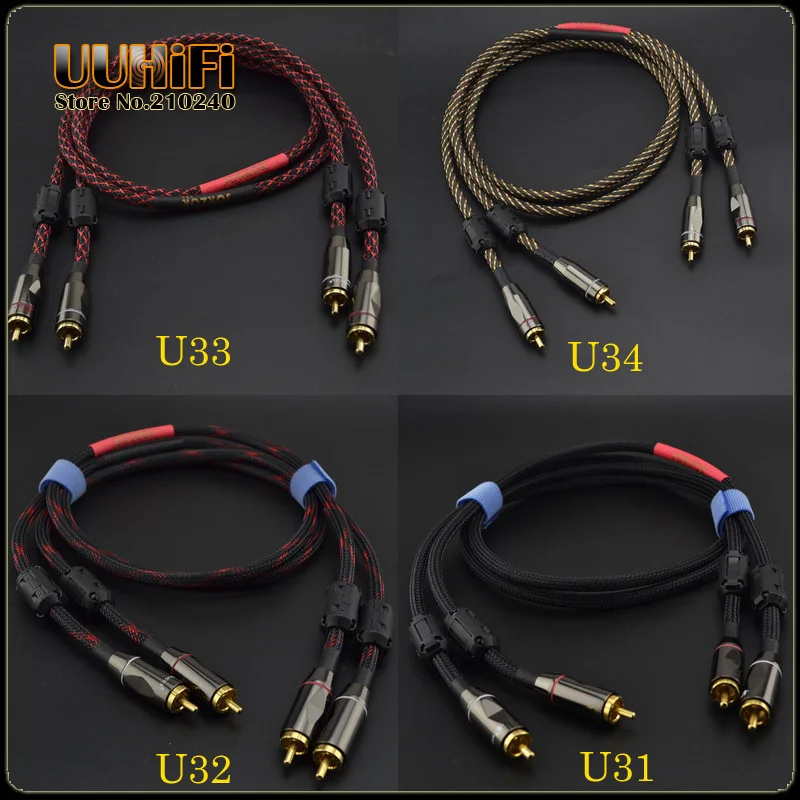 Кабель HIFI RCA SPDIF цифровой аудиокабель/утолщенный настенный кабель Budweiser + Canare с