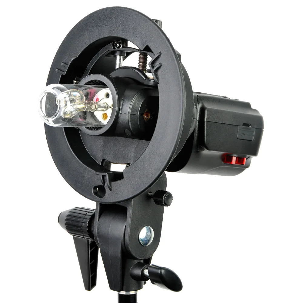 Godox S-Type Bracket Durable plastics Bowens Mount Holder for Speedlite Flash Snoot Softbox Photo Studio Accessories | Электроника