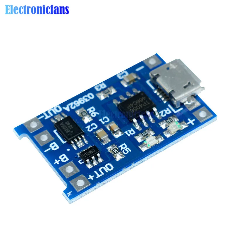 10 шт. Micro USB 5 в 1A 18650 TC4056A заменить TP4056 модуль зарядного устройства литиевой батареи