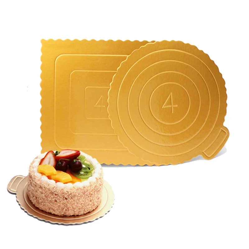 10 шт. практичная круглая квадратная форма для выпечки картонные коробки тортов
