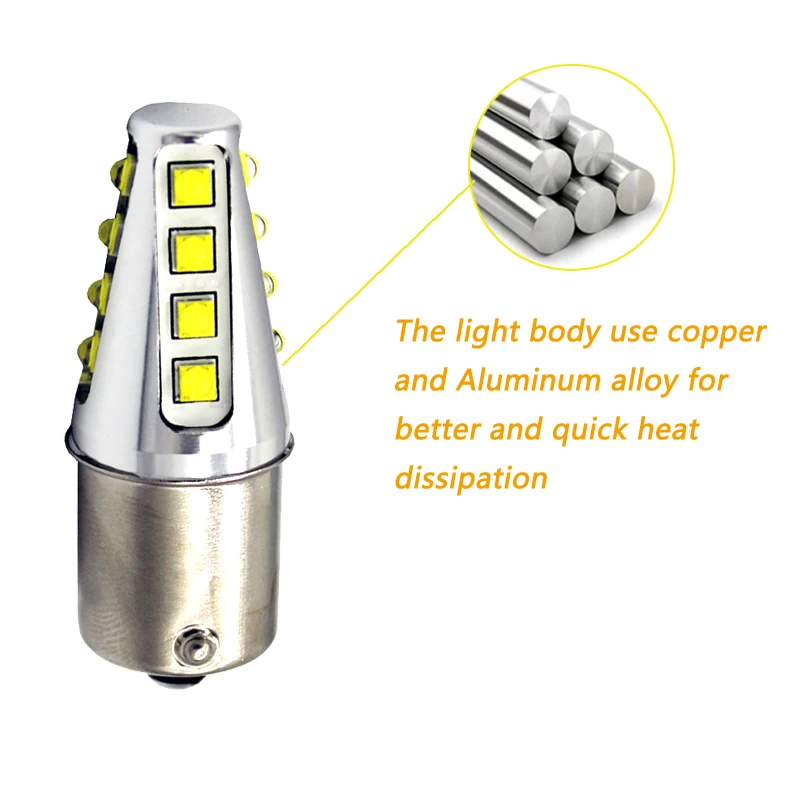 KEPUSI 2x1156 P21W BA15S 80W cree чип высокой мощности Автомобильный светодиодный задний