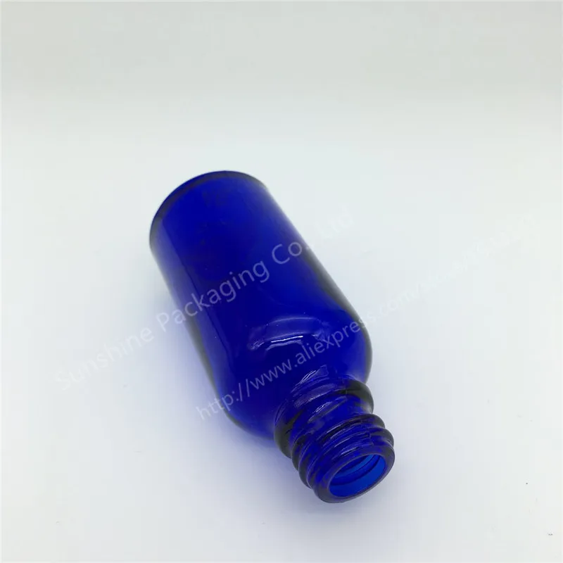 

500pcs blue Glass 30ml Dropper Bottle 100ml Essential Oil Perfume Pipette Bottles Refillable Empty Container