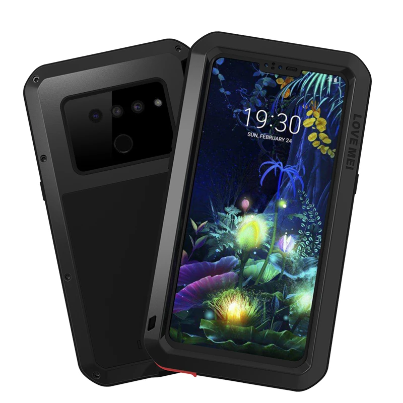 Чехол ThinQ для LG V50 противоударный грязезащищенный водостойкий металлический