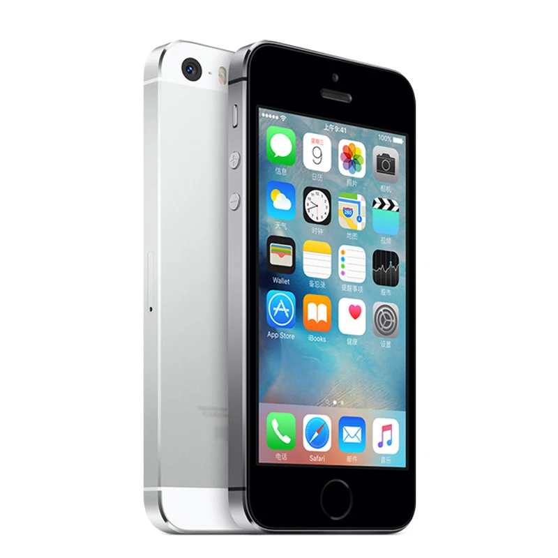 Б/у Apple iphone 5S разблокированный 3G-WCDMA/4G-LTE 1 ГБ ОЗУ 16 Гб/32 ГБ/64 Гб отпечаток пальца б/у телефон