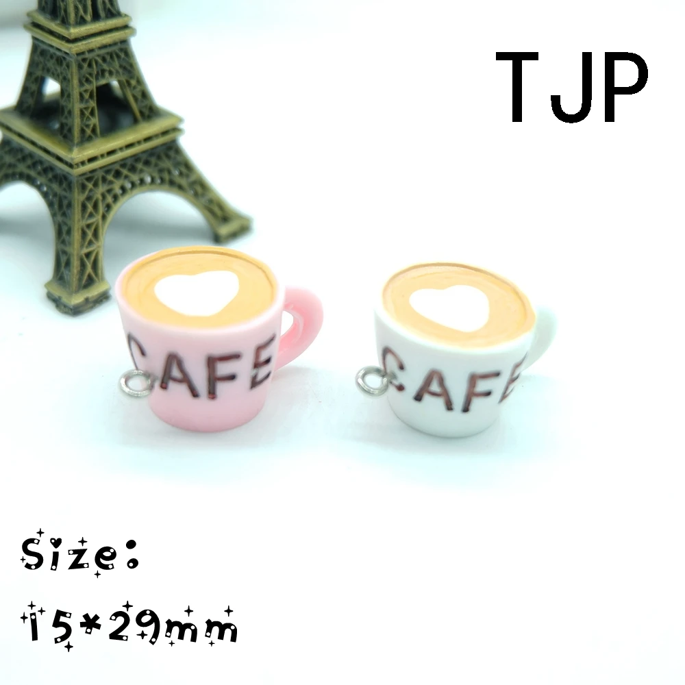 Милые Подвески в виде чашки для украшения ручной работы браслетов ожерелий