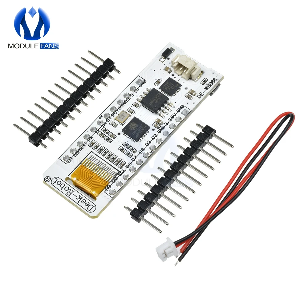ESP8266 WIFI 0 91 дюймов 128*32 цифровой OLED CP2014 32 Мб флэш Интернет вещей макетная плата PCB