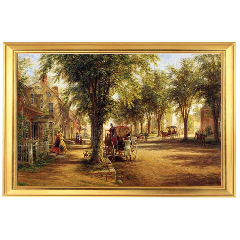 Набор для вышивки Golden panno крестиком из хлопка 14 карат | Дом и сад