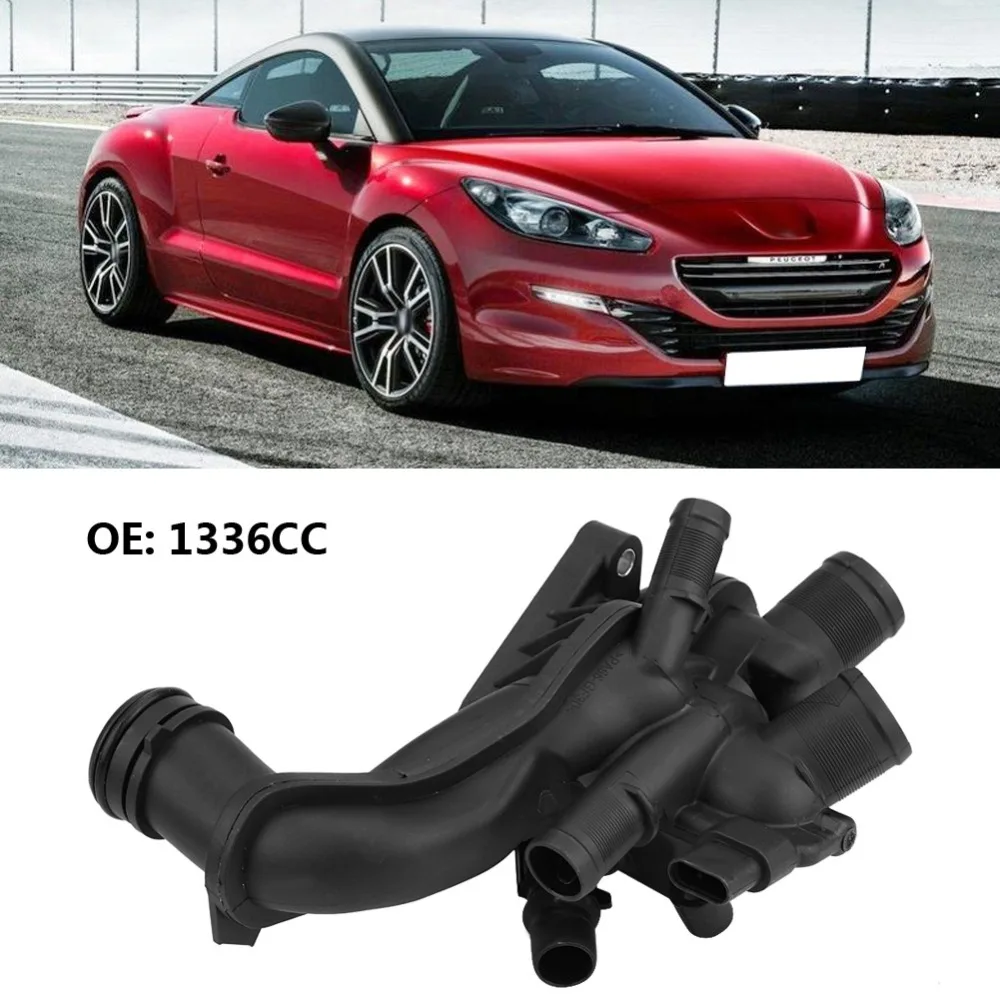 1336CC автоматическая система охлаждения двигателя Хладагент термостат с Корпус уплотнение для peugeot 207 cc 208 3008 308 5008 RCZ для CITROEN C4