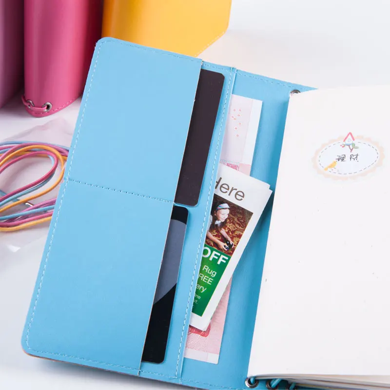 Оригинальные кожаные ежедневники путешественника в домашнем стиле красивый