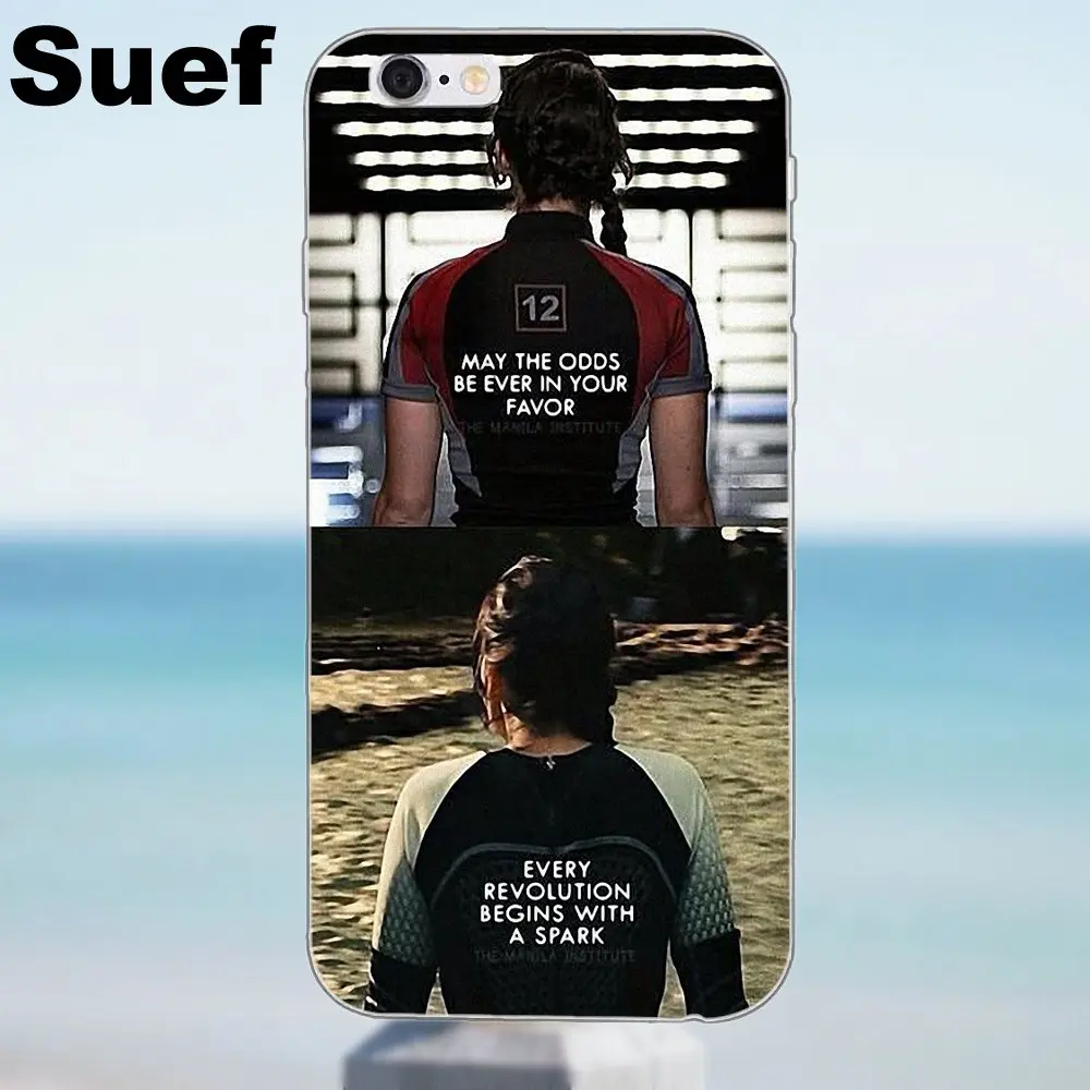 Сумки из ТПУ чехлы для iPhone X 4 4S 5 5S 5C SE 6 6S 7 8 Plus Samsung Galaxy A3 A5 J1 J3 J5 J7 2016 2017 Голодные игры