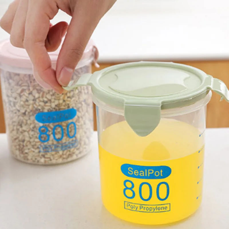 Ящик для хранения еды многофункциональный прозрачный пластиковый кухонный