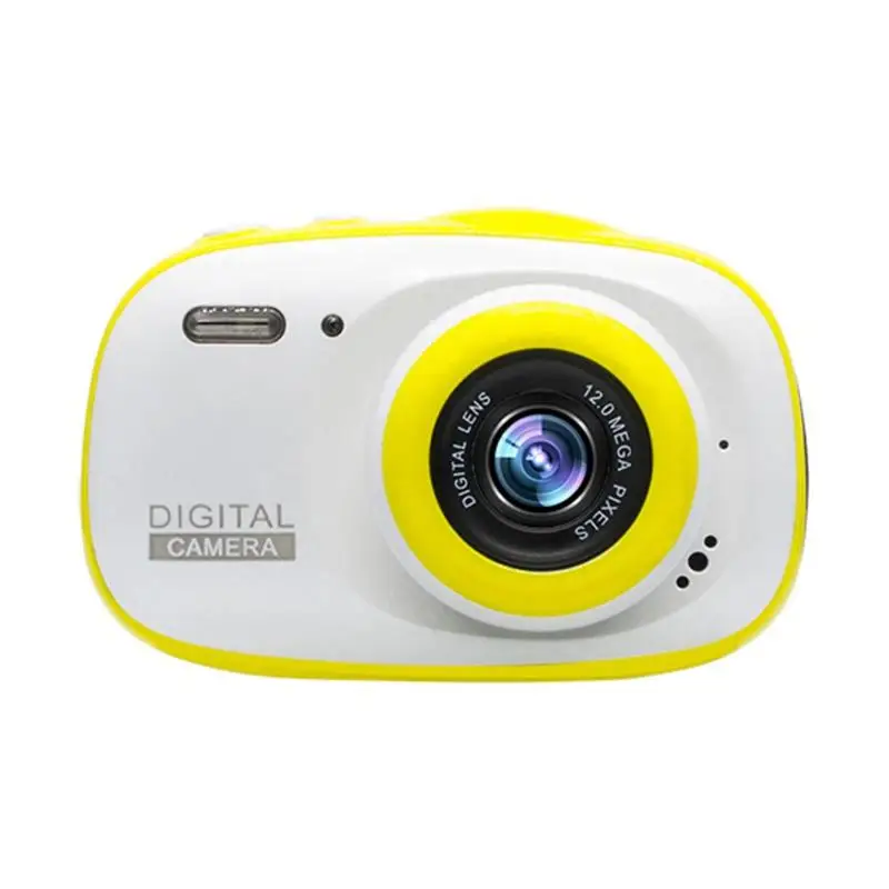 VODOOL 2 дюймов детская камера Bluetooth 720 P IP68 Водонепроницаемый 6X цифровой зум Камера для девочек мальчиков дети подарки на день рождения - Цвет: Цвет: желтый