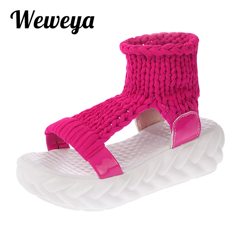 Weweya/обувь женские босоножки коллекция 2017 года Летняя обувь сандалии на платформе