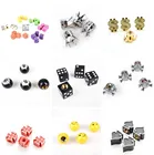 4 шт.лот, универсальные колпачки на воздушный клапан для автомобильных шин, колпачки на клапаны велосипедных шин, колпачки на колеса, Стайлинг автомобиля