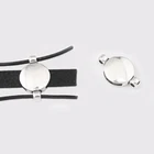 10 шт., Античные Серебристые браслеты-слайдеры с двумя боковыми отверстиями, 3 мм, 10 мм, кожаные браслеты и браслеты для изготовления ювелирных украшений